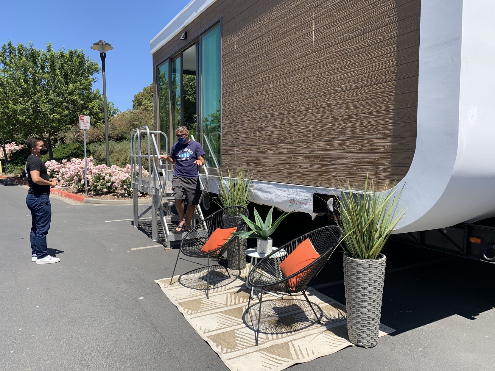 Modular homes built with 3D parts on display in Napa